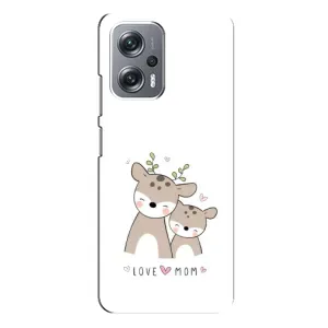 Чехлы для мамы на Xiaomi Redmi Note 12 Pro Plus (Оленята мама и малыш)