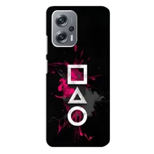 Чехол с принтом «Символы Игра кальмара» для Xiaomi Redmi Note 12 Pro Plus