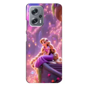 Чехол Рапунцель для Xiaomi Redmi Note 12 Pro Plus (Рапунцель в замке)