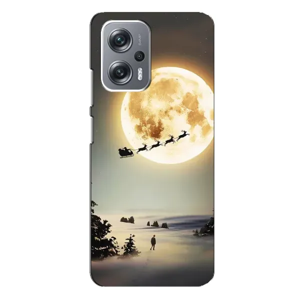 Чохол з принтом «Санта на місяці» для Xiaomi Redmi Note 12 Pro Plus Чохол з принтом «Санта на місяці» для Xiaomi Redmi Note 12 Pro Plus