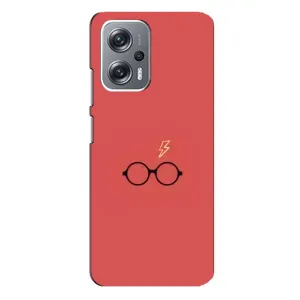 Чехлы с Гарри Поттером для Xiaomi Redmi Note 12 Pro Plus (AlphaPrint) (шрам и очки)