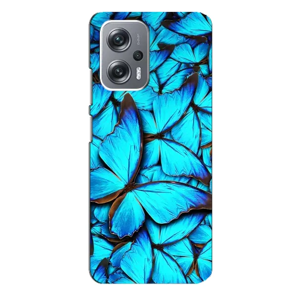 Чохол з принтом «Сині метелики» для Xiaomi Redmi Note 12 Pro Plus Чохол з принтом «Сині метелики» для Xiaomi Redmi Note 12 Pro Plus