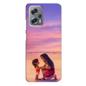 Чехол с мультфильмом Моана Xiaomi Redmi Note 12 Pro Plus (Маленькая Ваяна)