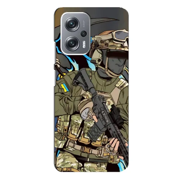 Чехол с принтом «Воин ВСУ» для Xiaomi Redmi Note 12 Pro Plus
