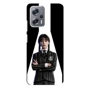 Чехлы Венсдей на Xiaomi Redmi Note 12 Pro Plus Уэнсдей (AlphaPrint) (W-Wednesday)
