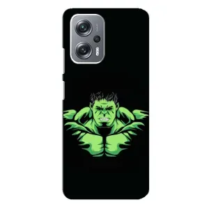 Чехлы с героями Марвел Xiaomi Redmi Note 12 Pro Plus (VPrint) (Зелёный Халк)