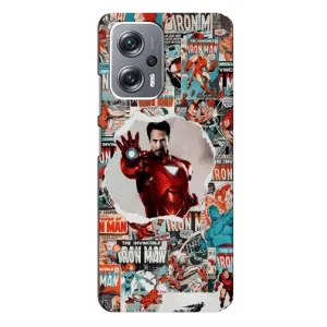 Чохли з героями Марвел Xiaomi Redmi Note 12 Pro (5g) (VPrint) (Айронмен)