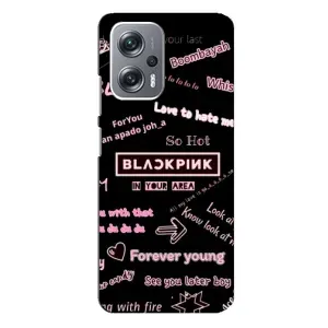 Чохол з музикальним гуртом для Xiaomi Redmi Note 12 Pro (5g) (BLACKPINK)