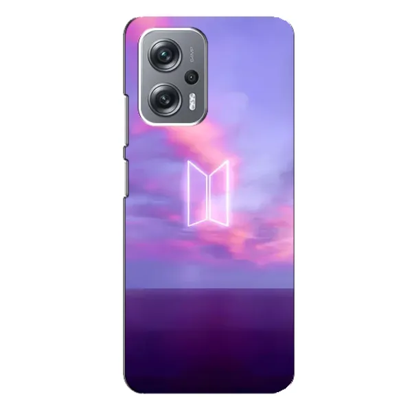 Чохол з принтом «BTS логотип» для Xiaomi Redmi Note 12 Pro (5g)