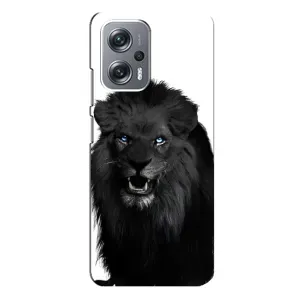 Чохли з картинкою животних Xiaomi Redmi Note 12 Pro (5g) (Чорний ЛЕВ)