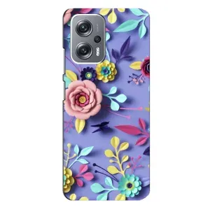 Чохли з квітами для Xiaomi Redmi Note 12 Pro (5g) (VPrint) (Дизайн квітів)