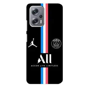 Чохли PSG для Xiaomi Redmi Note 12 Pro (5g) (AlphaPrint) (футболка ПСЖ)