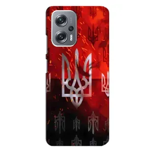 Украинские Чехлы для Xiaomi Redmi Note 12 Pro (5g) с картинкой УПА (AlphaPrint) (ГЕРБ УПА)