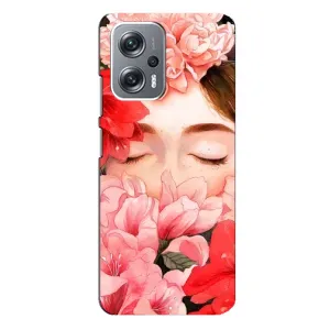 Чехлы (ART) Цветы на Xiaomi Redmi Note 12 Pro (5g) (VPrint) (Очі в квітах)