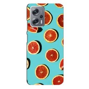 Чохли з фруктами для Xiaomi Redmi Note 12 Pro (5g) (VPrint) (Грейпфрут)