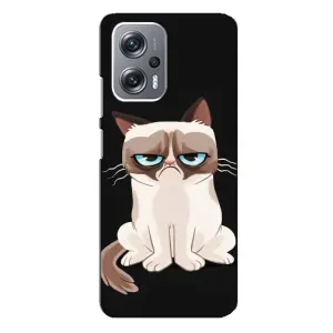 Чохол з принтом для Xiaomi Redmi Note 12 Pro (5g) (AlphaPrint) Модні коти (Сумний кіт)