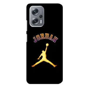 Чохли для Xiaomi Redmi Note 12 Pro (5g) - з картинкою JORDAN (AlphaPrint) (Jordan Gold)