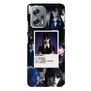 Чохли Венсдей на Xiaomi Redmi Note 12 Pro (5g) Уенсдей (AlphaPrint) (колаж Венздей)