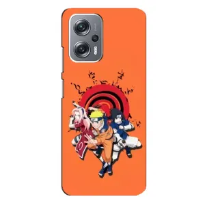 Naruto Anime Чохли для Сяомі Редмі ноут 12 про (5г) (AlphaPrint) (команда Наруто)