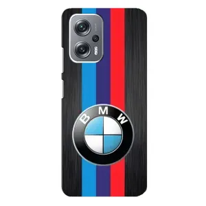 Чохол для Сяомі Редмі ноут 12 про (5г) - з принтом БМВ (AlphaPrint) (Лого BMW)