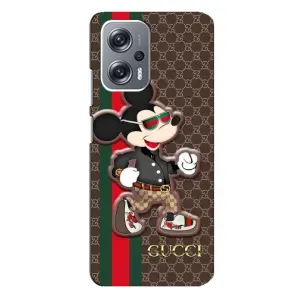 Чохли  GUCCI для Сяомі Редмі ноут 12 про (5г) (AlphaPrint) (Маус Гуччі)