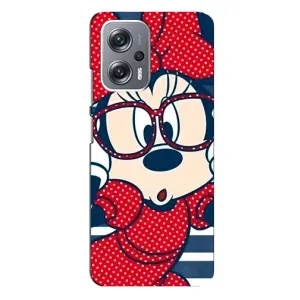 Міккі Маус чохол для Xiaomi Redmi Note 12 Pro (5g) (AlphaPrint - Мультяшні) (Маус в окулярах)