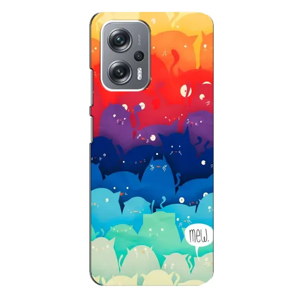 Чехол с принтом «Mew» для Xiaomi Redmi Note 12 Pro (5g)