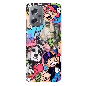 Чохли з крутими принтами для Xiaomi Redmi Note 12 Pro (5g) - (PREMIUMPrint) (Monopoly man)