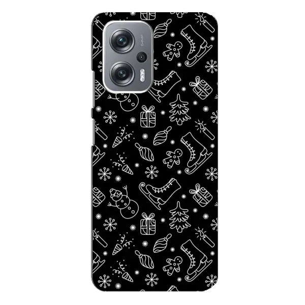 Чехол с принтом «Новогодний фон» для Xiaomi Redmi Note 12 Pro (5g) Чехол с принтом «Новогодний фон» для Xiaomi Redmi Note 12 Pro (5g)