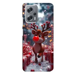 Чохол з принтом «Олень серед подарунків» для Xiaomi Redmi Note 12 Pro (5g)