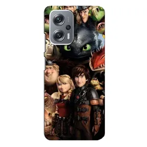 Чохол як приборкати дракона на Xiaomi Redmi Note 12 Pro (5g) (Персонажі дракона)
