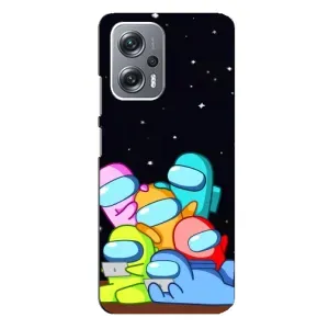 Чохли Амонг Ас для Xiaomi Redmi Note 12 Pro (5g) (AlphaPrint) (Скіни в космосі)