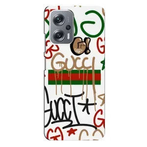 Бренднові Чохли для Xiaomi Redmi Note 12 Pro (5g) - (PREMIUMPrint) (Стиль GUUCI)