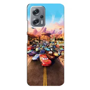 Силіконовий чохол Маквін для Xiaomi Redmi Note 12 Pro (5g) (Тачки на трасі)