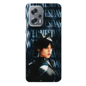 Чохли Венсдей на Xiaomi Redmi Note 12 Pro (5g) Уенсдей (AlphaPrint) (Венздей кішка)