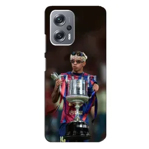 Чохол з футболістом Ламін Ямаль Xiaomi Redmi Note 12 Pro (5g) (Ямаль з кубком)