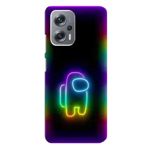 Чохли Амонг Ас для Xiaomi Redmi Note 12 Pro (5g) (AlphaPrint) (Яскравий скін)