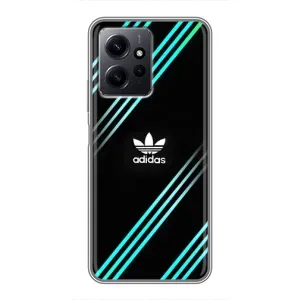 Чохли Адидас для Xiaomi Redmi Note 12 (AlphaPrint) (Адідас з полосами)