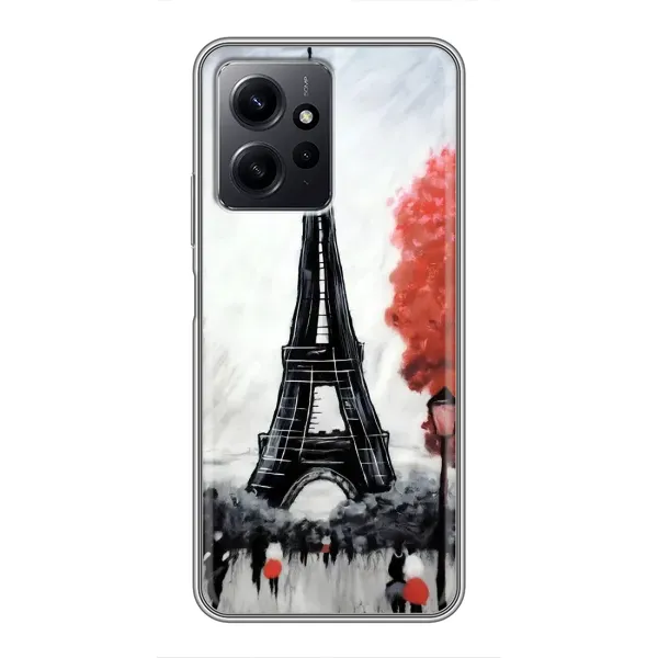 Чехол с принтом «Башня в Париже» для Xiaomi Redmi Note 12