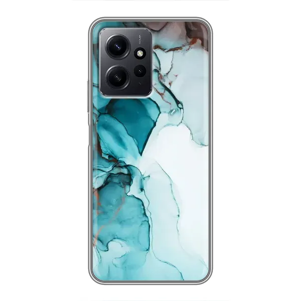 Чехол с принтом «Бирюзовый мрамор» для Xiaomi Redmi Note 12 Чехол с принтом «Бирюзовый мрамор» для Xiaomi Redmi Note 12