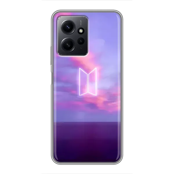 Чохол з принтом «BTS логотип» для Xiaomi Redmi Note 12