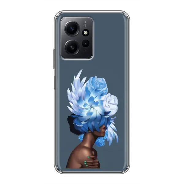 Чехол с принтом «Цветы на голове» для Xiaomi Redmi Note 12 Чехол с принтом «Цветы на голове» для Xiaomi Redmi Note 12