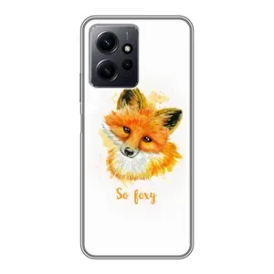 Чехлы с картинкой Лисички для Xiaomi Redmi Note 12 (VPrint) (Девочка Лиса)
