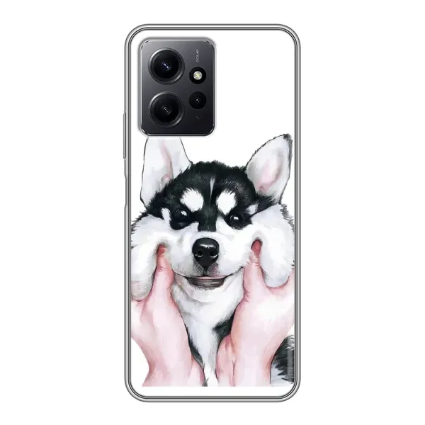Чохол з принтом «Радісний Хаскі» для Xiaomi Redmi Note 12 Чохол з принтом «Радісний Хаскі» для Xiaomi Redmi Note 12