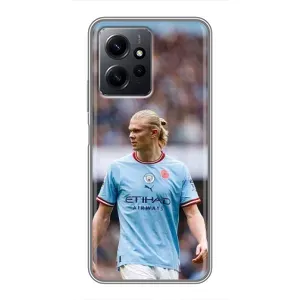 Чехлы с футболистом Ерлинг Холанд для Xiaomi Redmi Note 12 (AlphaPrint) (Эрлинг Холанд)