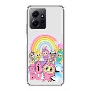 Чохол з Лабубу на Xiaomi Redmi Note 12 (Фон Лабубу)