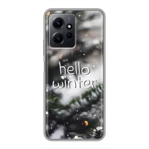Новорічні, Святкові Чохли для Xiaomi Redmi Note 12 - 2024 год (Hello winter)