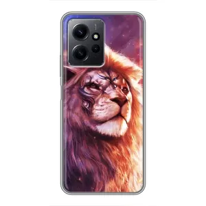 Чехол со Львом для Xiaomi Redmi Note 12 (VPrint) (Красочный Лев)