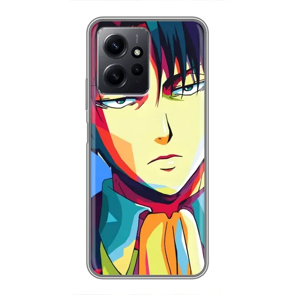 Чехол с принтом «Леви Аккерман» для Xiaomi Redmi Note 12 Чехол с принтом «Леви Аккерман» для Xiaomi Redmi Note 12