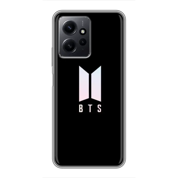 Чохол з принтом «Лого BTS» для Xiaomi Redmi Note 12